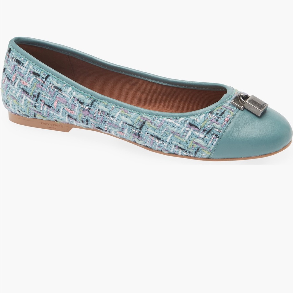 Kurt Geiger Multicolor Tweed Flats